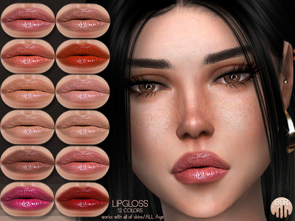 Sims 4 LipGloss BM16 by busra tr at TSR