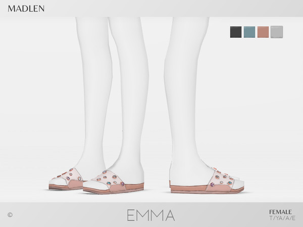 Sims 4 Madlen Emma Shoes by MJ95 at TSR