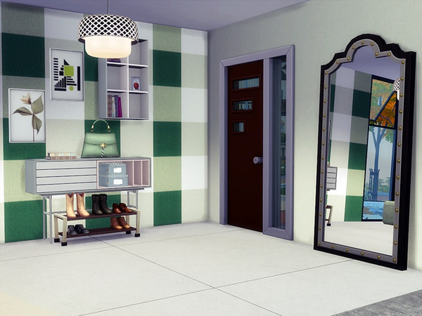 Sims 4 INGA modern house by marychabb at TSR