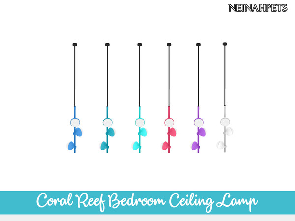 Sims 4 Coral Reef Bedroom Collection Pt 1 by neinahpets at TSR