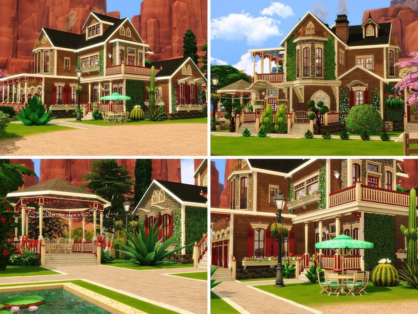 Sims 4 Stranger Ville Manor by MychQQQ at TSR