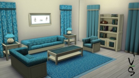 Wicker Wonders living by Veckah at Mod The Sims