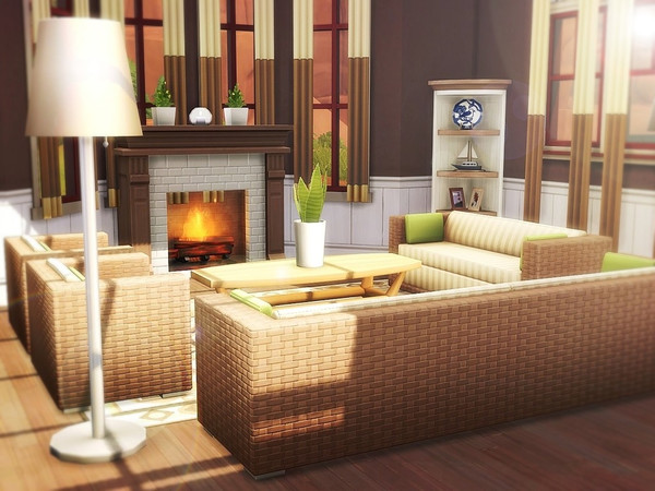Sims 4 Stranger Ville Manor by MychQQQ at TSR