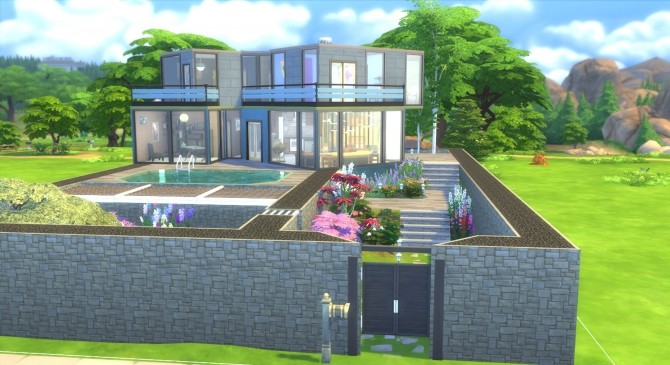 Sims 4 Containers Home by valbreizh at Mod The Sims