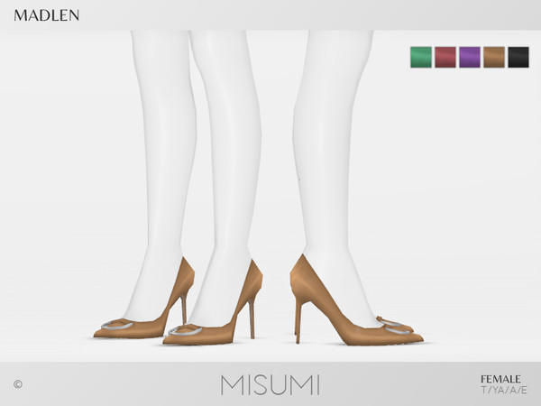 Sims 4 Madlen Misumi Shoes by MJ95 at TSR