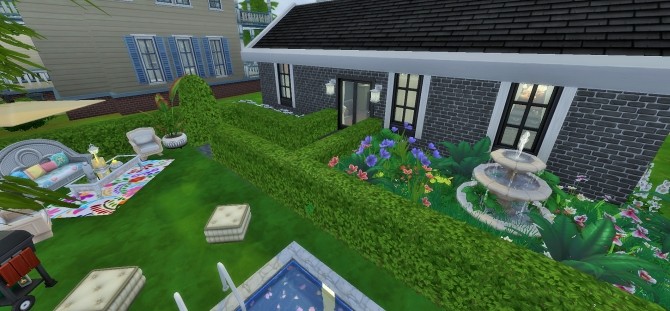 Sims 4 Starter Home NO CC by heikeg at Mod The Sims