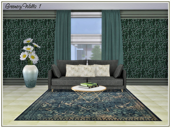 Sims 4 Greenery Walls by marcorse at TSR