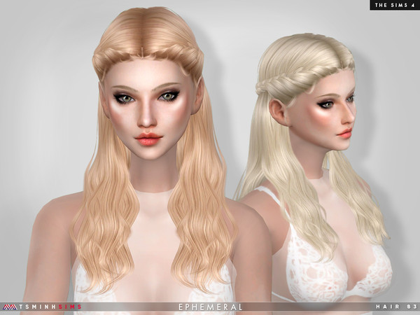 Sims 4 Ephemeral Hair 83 by TsminhSims at TSR