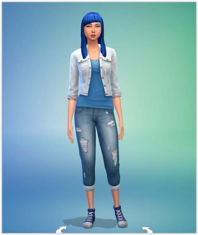 Sims 4 Amy Charleston by Angerouge at Studio Sims Creation