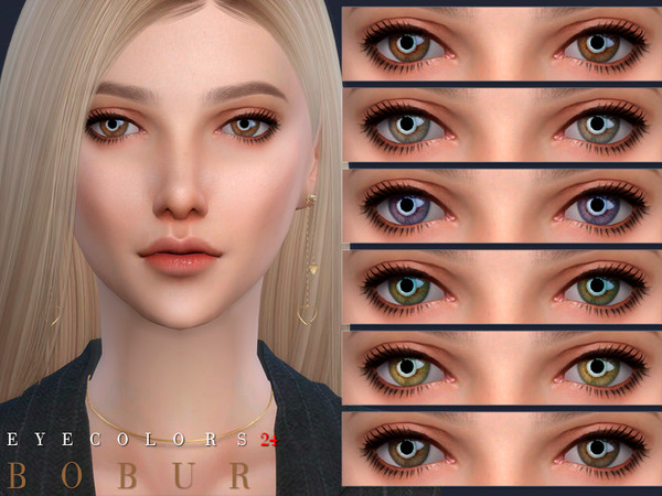 Sims 4 Eyecolors 24 by Bobur3 at TSR