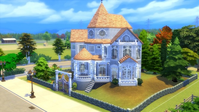 Sims 4 Villa Carlton by valbreizh at Mod The Sims