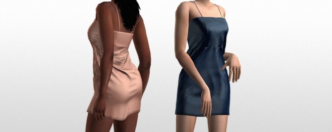 Sims 4 Monae dress by jwofles at Mod The Sims