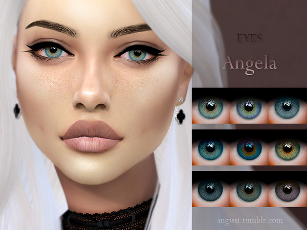 Sims 4 Angela eyes by ANGISSI at TSR