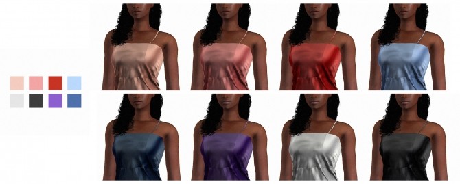 Sims 4 Monae dress by jwofles at Mod The Sims