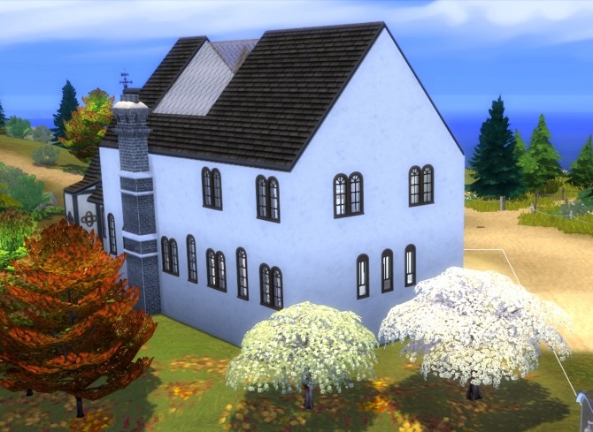 Sims 4 White Chapelle by valbreizh at Mod The Sims