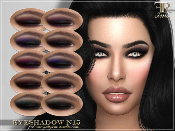 Sims 4 FRS Eyeshadow N15 by FashionRoyaltySims at TSR