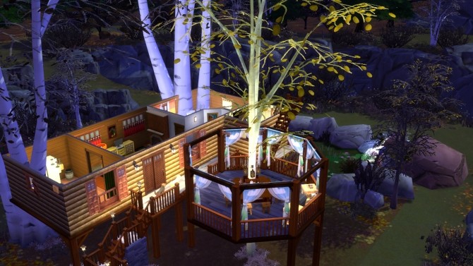 Sims 4 Cabane perche by valbreizh at Mod The Sims