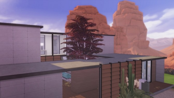 Sims 4 StrangerVille Contemporary house at GravySims