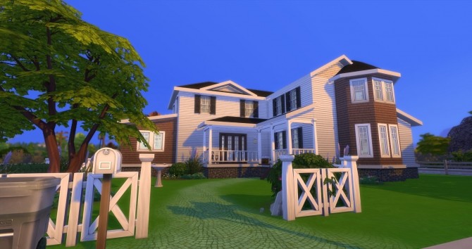 Sims 4 Rural Family Home NO CC by wouterfan at Mod The Sims