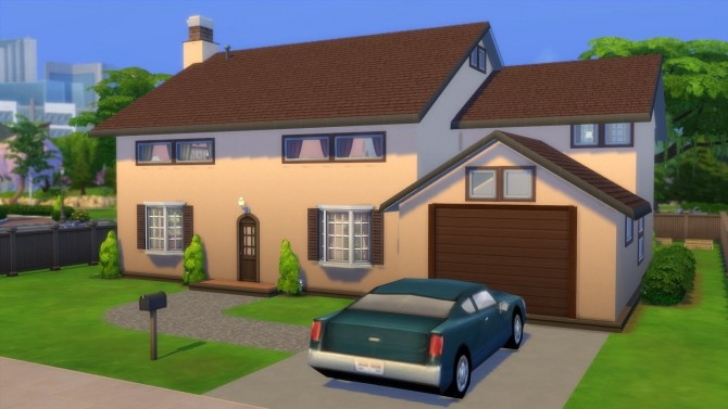 Sims 4 The Simpsons House by CarlDillynson at Mod The Sims
