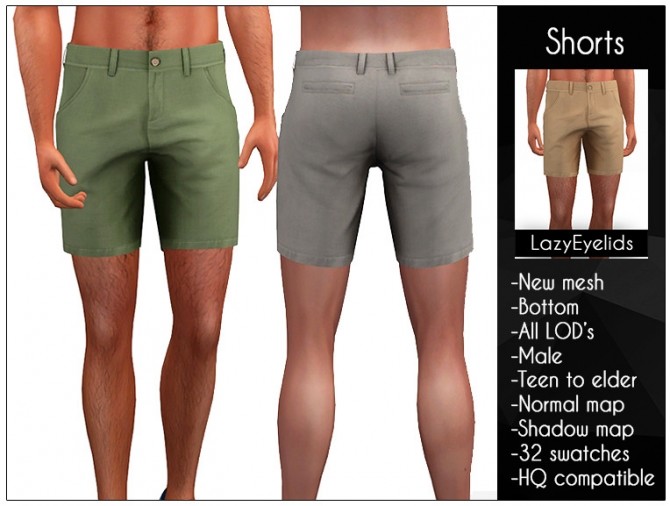 Sims 4 Shorts at LazyEyelids