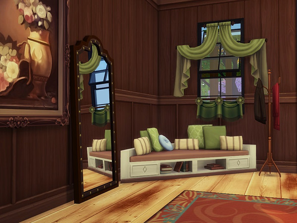 Sims 4 HASANA traditional house by marychabb at TSR