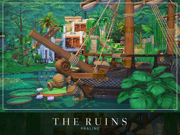 Sims 4 The Ruins by Pralinesims at TSR