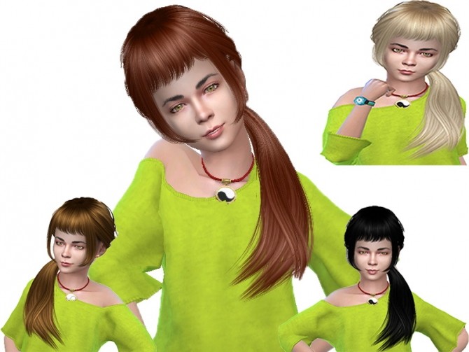 Sims 4 Anto hair paige convert for child at Trudie55