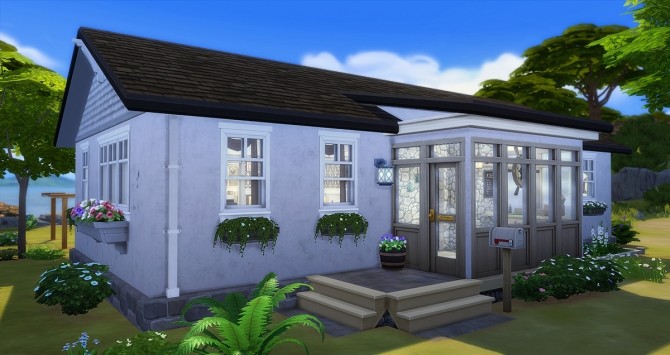 Sims 4 Nid Douillet small house at Simsontherope
