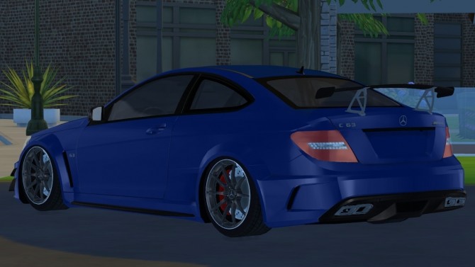 Sims 4 2012 Mercedes Benz C63 AMG Black Series at Tyler Winston Cars