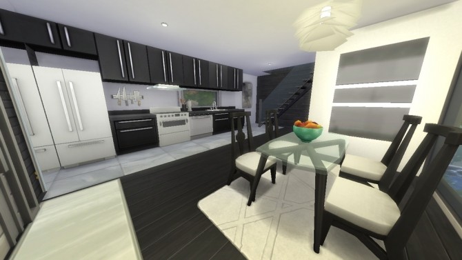Sims 4 Minimalist home by Augustas at Mod The Sims