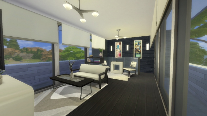 Minimalist home by Augustas at Mod The Sims » Sims 4 Updates