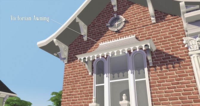 Sims 4 Victorian House Exterior Set at Happy Life Sims