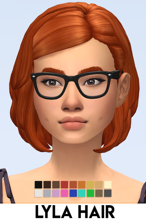 Sims 4 LYLA HAIR at Vikai