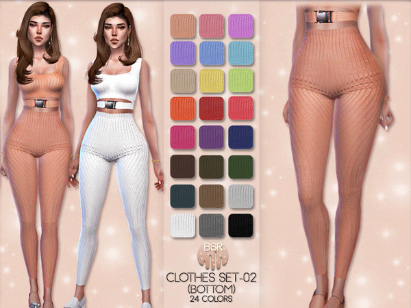 Sims 4 Clothes SET 02 BOTTOM BD28 by busra tr at TSR