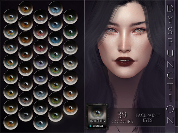 Sims 4 Dysfunction Eyes by RemusSirion at TSR