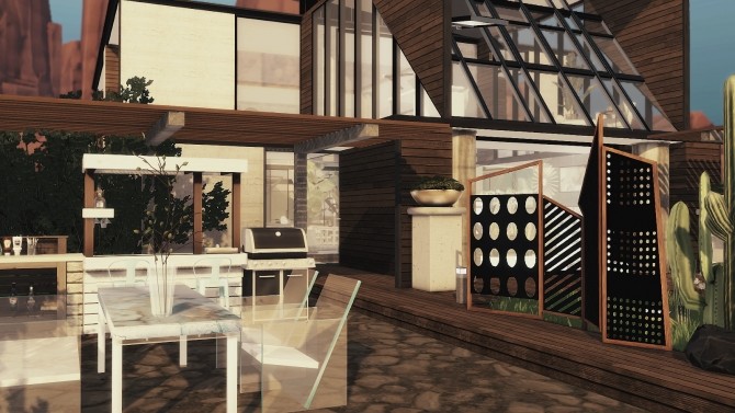 Sims 4 23 | AMBIENCE Strangerville Modern House at SoulSisterSims