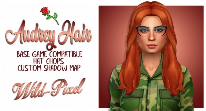 Sims 4 AUDREY HAIR at Wild Pixel
