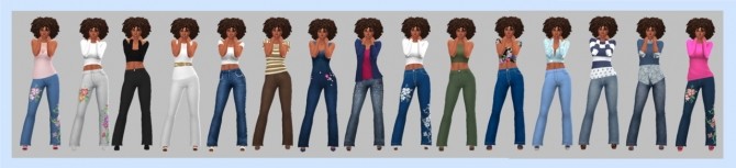Sims 4 GP05 BOOTCUT JEANS at Sims4Sue