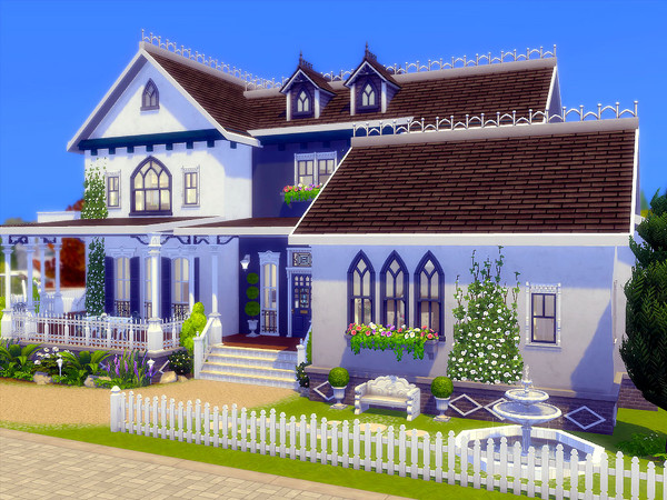 Sims 4 BlueBell house by sharon337 at TSR