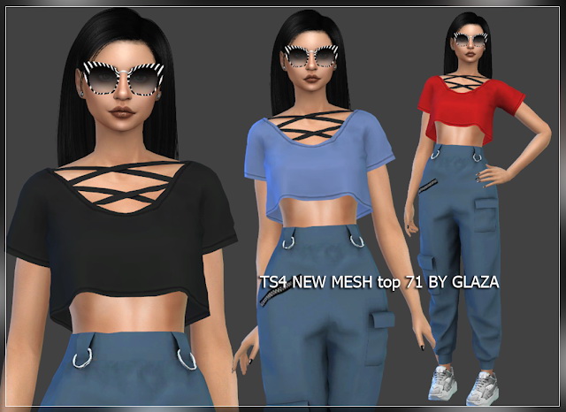 Sims 4 Top 71 at All by Glaza