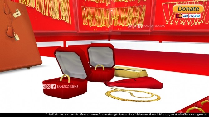 Sims 4 Yaowarat Gold Shop in Thailand (P) at BangkokSims