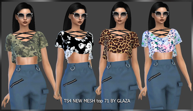 Sims 4 Top 71 at All by Glaza