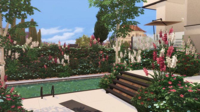 Sims 4 Sunken Garden Home at GravySims