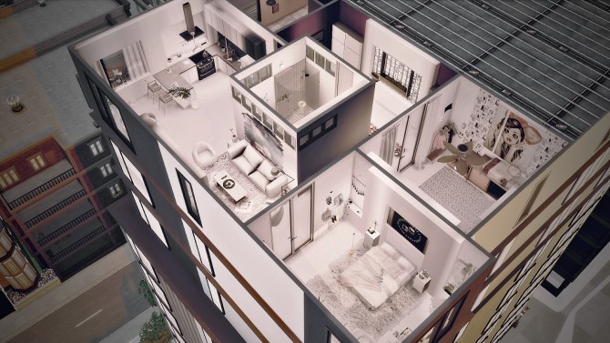 hakim sims community living houses lots simmer proud decor floor residential plans