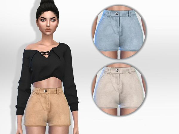 Sims 4 Mina Shorts by Puresim at TSR