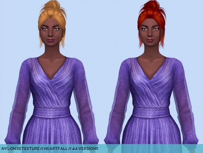 Sims 4 Nightcrawlers hair retextures at Heartfall