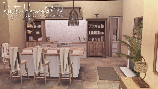 Sims 4 RUSTIC HACIENDA at Milja Maison