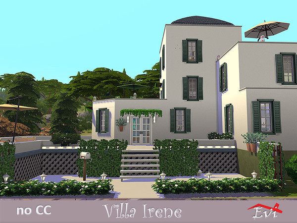 Sims 4 Villa Santa Irene by evi at TSR