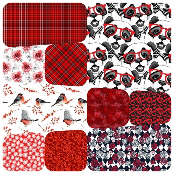 Sims 4 Collection 80 Red Pattern at Annett’s Sims 4 Welt